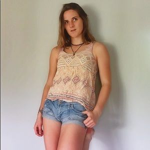 Boho tank top